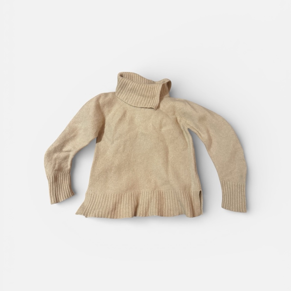 Cozy Cream Turtleneck Cashmere Sweater